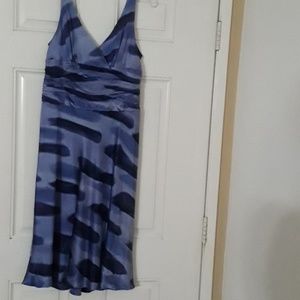 Multi Color Blue Dress